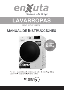 Manual de uso Enxuta LENX161050 Lavadora