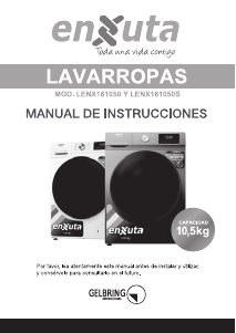 Manual de uso Enxuta LENX161050S Lavadora