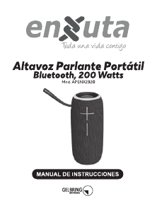Manual de uso Enxuta APENX2920 Altavoz