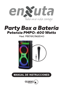 Manual de uso Enxuta PBENX2965D40 Altavoz