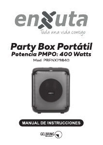 Manual de uso Enxuta PBENX29840 Altavoz