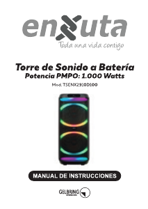 Manual de uso Enxuta TSENX2910D100 Altavoz