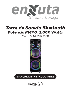 Manual de uso Enxuta TSENX2912D100 Altavoz