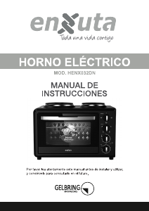 Manual de uso Enxuta HENX032DN Horno