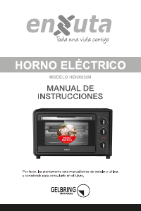 Manual de uso Enxuta HENX032N Horno