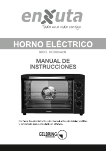 Manual de uso Enxuta HENX042N Horno