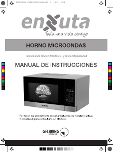 Manual de uso Enxuta MOENX0323DGI Microondas
