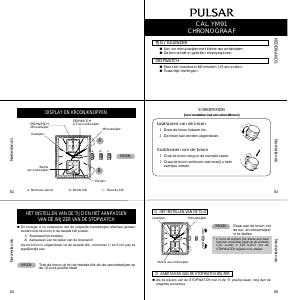 Handleiding Pulsar YM91 Uurwerk