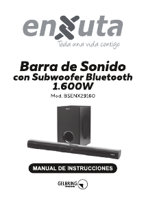Manual de uso Enxuta BSENX29160 Sistema de home cinema
