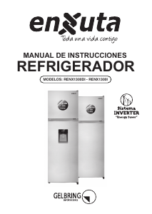Manual de uso Enxuta RENX1300I Frigorífico combinado