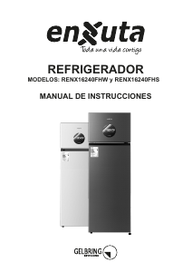 Manual de uso Enxuta RENX16240FHW Frigorífico combinado