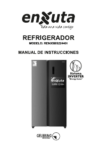 Manual de uso Enxuta RENXSBS22440I Frigorífico combinado