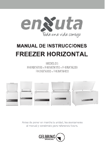 Manual de uso Enxuta FHENX16300 Congelador