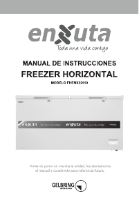Manual de uso Enxuta FHENX22510 Congelador