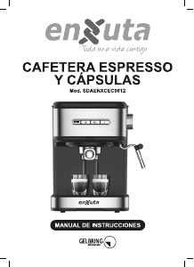 Manual de uso Enxuta SDAENXCEC9612 Máquina de café espresso