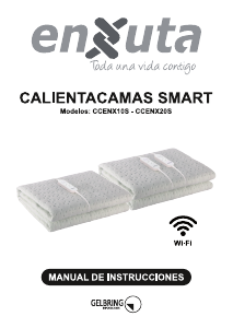 Manual de uso Enxuta CCENX20S Manta eléctrica
