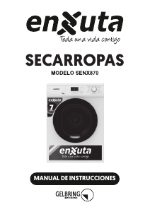 Manual de uso Enxuta SENX870 Secadora