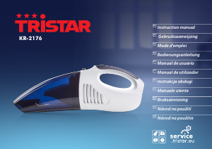 Instrukcja Tristar KR-2176 Odkurzacz ręczny