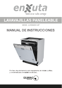 Manual de uso Enxuta LVENX914P Lavavajillas