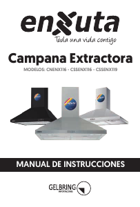 Manual de uso Enxuta CNENX116 Campana extractora