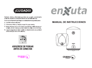 Manual de uso Enxuta TENX2115-1 Calentador de agua