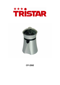 Manual de uso Tristar CP-2262 Exprimidor de cítricos