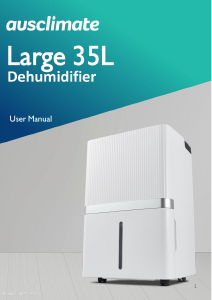 Manual Ausclimate ACD135 Dehumidifier