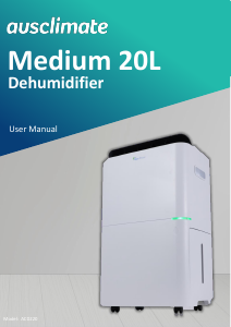 Bruksanvisning Ausclimate ACD220 Avfuktare