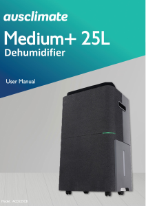 Manual Ausclimate ACD225 Dehumidifier