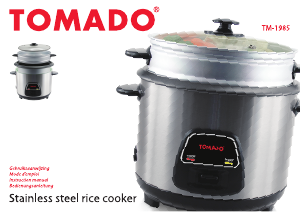 Manual Tomado TM-1985 Rice Cooker