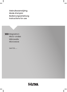 Bruksanvisning ETNA SMV720 Mikrovågsugn
