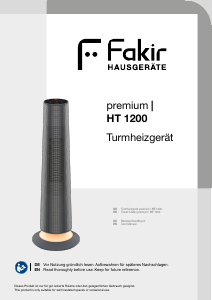 Handleiding Fakir HT 1200 Kachel