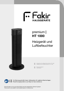 Handleiding Fakir HT 1000 Kachel