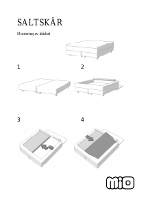 Bruksanvisning Mio Saltskär Comfort Sängstomme