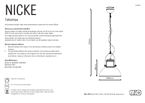 Handleiding Mio Nicke Lamp