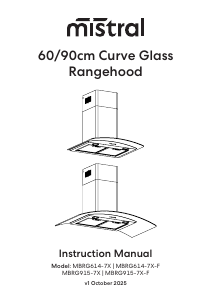 Manual Mistral MBRG915-7X-F Cooker Hood