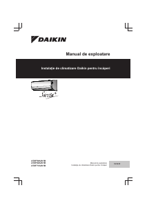 Manual Daikin ATXF71A2V1B Aer condiționat