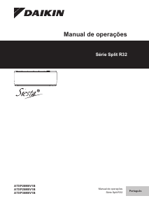 Manual Daikin ATXP20M5V1B Ar condicionado