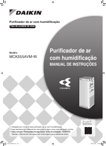 Manual Daikin MCK555AVM-W Purificador de ar