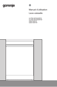 Mode d’emploi Gorenje GS673A97X Lave-vaisselle