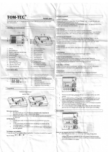 Handleiding Tom Tec WBR-902 Radio