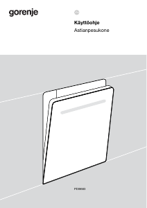 Käyttöohje Gorenje PDI9663 Astianpesukone