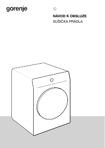 Manuál Gorenje DG48C Sušák