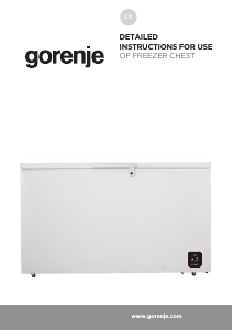 Bruksanvisning Gorenje FH37DAW Frys