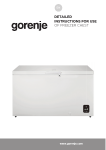 Handleiding Gorenje FHC42EAW Vriezer