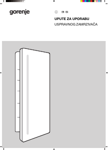 Priručnik Gorenje FNCI517E62WF Zamrzivač