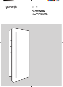 Käyttöohje Gorenje FNCI517E62WF Pakastin