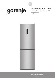 Bruksanvisning Gorenje NRK619FAS4 Kyl-frys