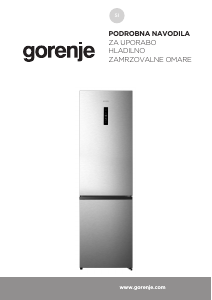 Priročnik Gorenje NRK620EAXL4 Hladilnik in zamrzovalnik