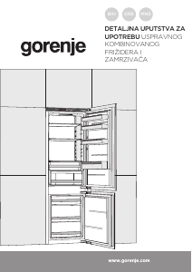 Priručnik Gorenje NRKI218EA0 Frižider – zamrzivač